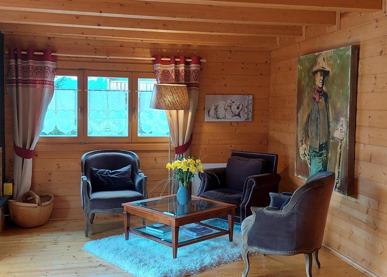Chambre D'Hotes L'Ours Bleu Les Diablerets Kültér fotó
