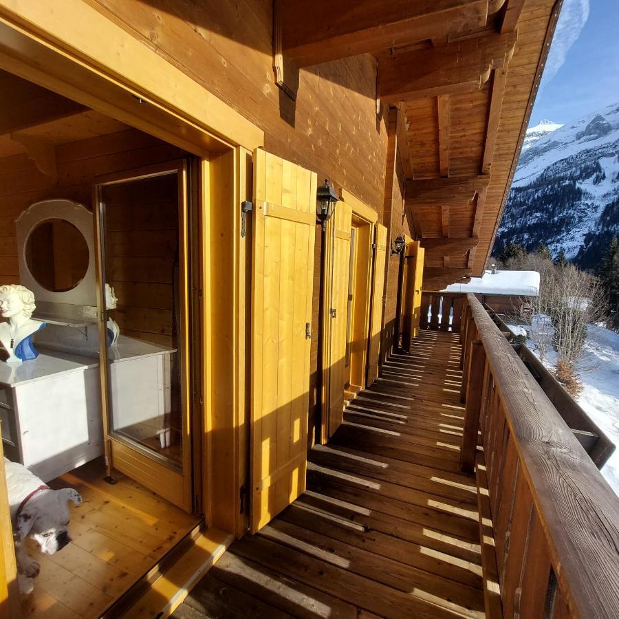 Chambre D'Hotes L'Ours Bleu Les Diablerets Kültér fotó