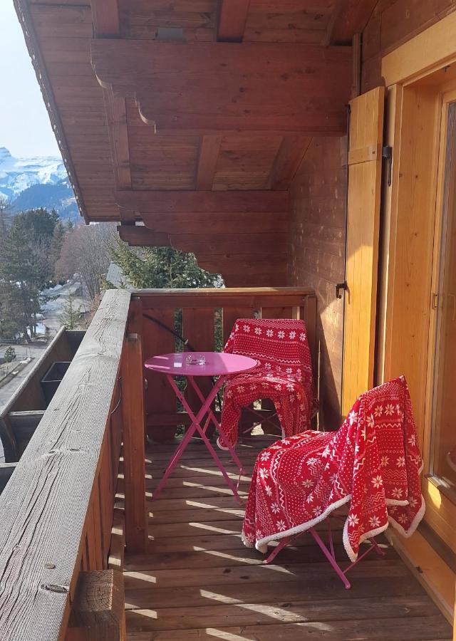 Chambre D'Hotes L'Ours Bleu Les Diablerets Kültér fotó