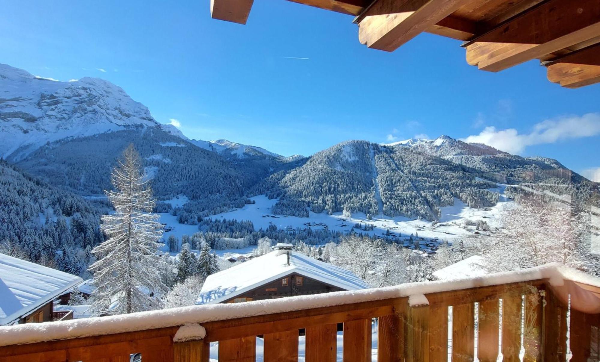 Chambre D'Hotes L'Ours Bleu Les Diablerets Kültér fotó